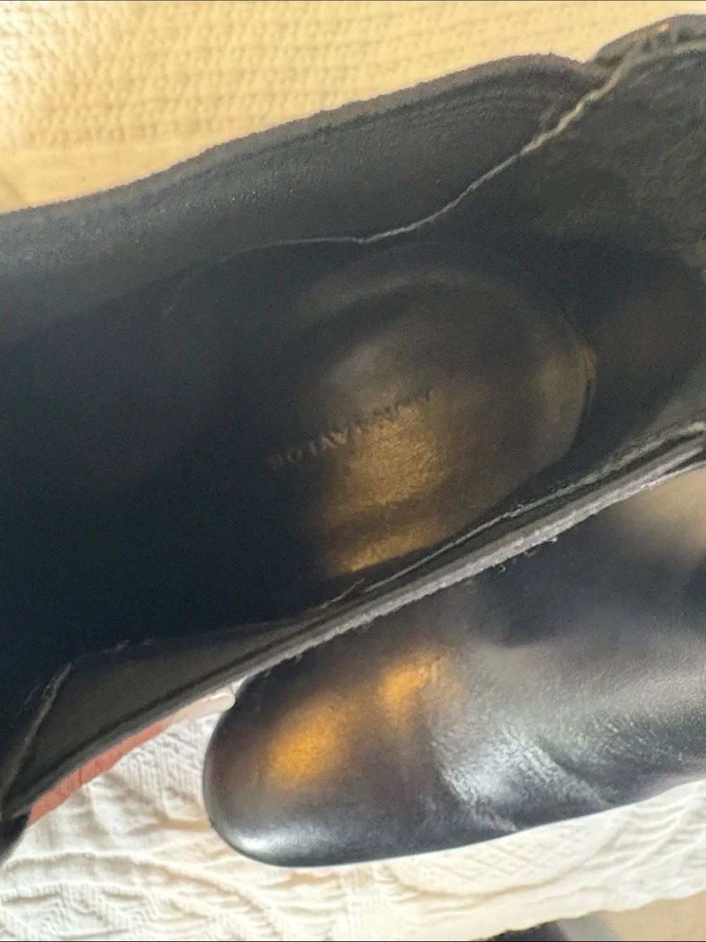 Ann Taylor Women's Black Wedge Ankle Boots - Sleek Leather Style
